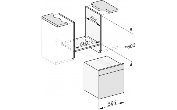 MIELE DGC 7465 HC Pro IN - Dimensions