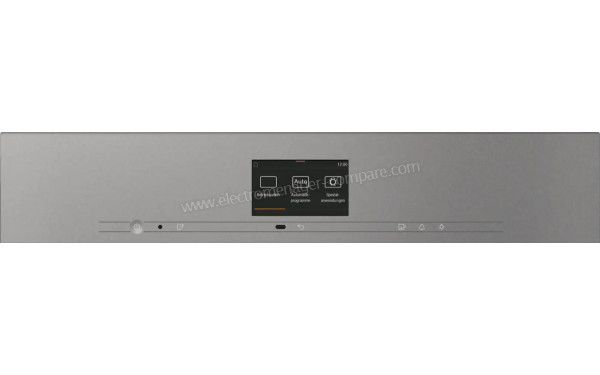 MIELE DGC 7640 HC Pro GR - Panneau de commandes