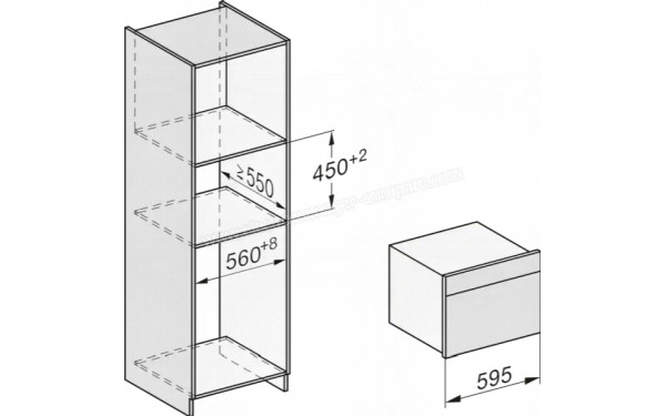 MIELE DGC 7640 HC Pro IN - Dimensions