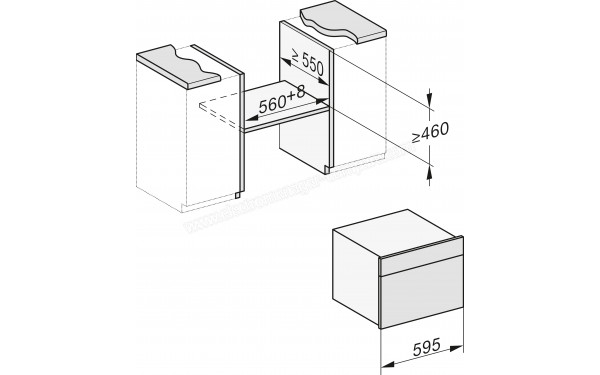 MIELE DGC 7845 HCX Pro NR - Dimensions