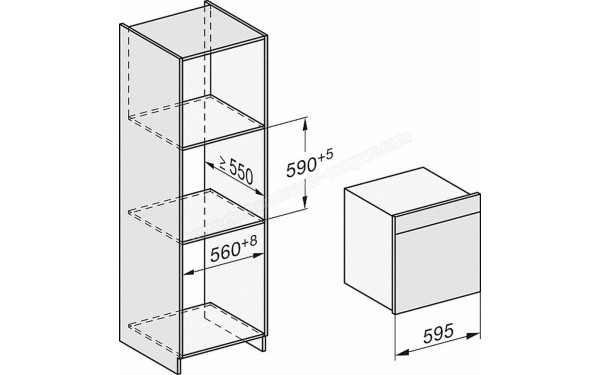 MIELE DGC 7865 IN - Sch&eacute;ma technique
