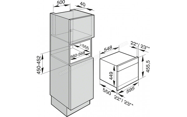 MIELE DGC 6805 XL BR - Sch&eacute;ma technique