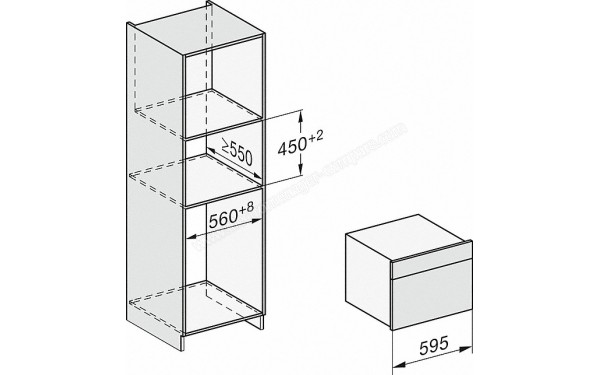 MIELE DGM 7440 GR - Sch&eacute;ma technique