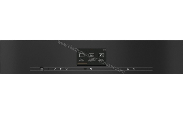 MIELE DGM 7640 NR - Panneau de commandes