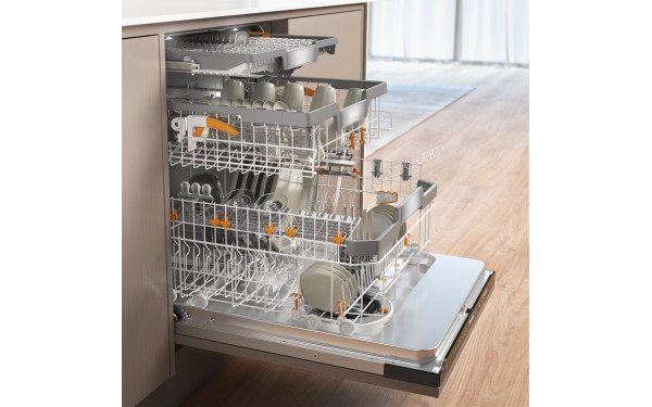 MIELE G 7793 SCVi AD 125 Gala Ed. Noir - Vue des paniers