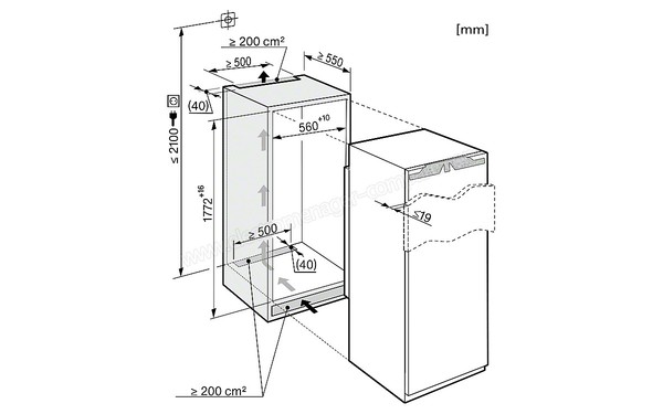 MIELE FN 37402 i - Sch&eacute;mas d�encastrement