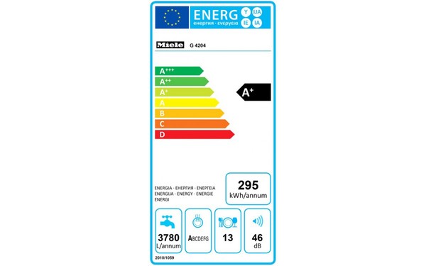 MIELE G 4204 - &Eacute;tiquette &eacute;nergie