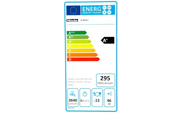 MIELE G 4210 i Blanc - &Eacute;tiquette &eacute;nergie