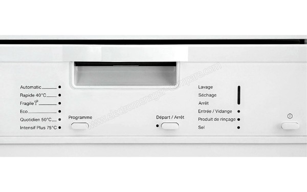 MIELE G 4500 SC - Panneau de commandes (cr&eacute;dit : Darty)