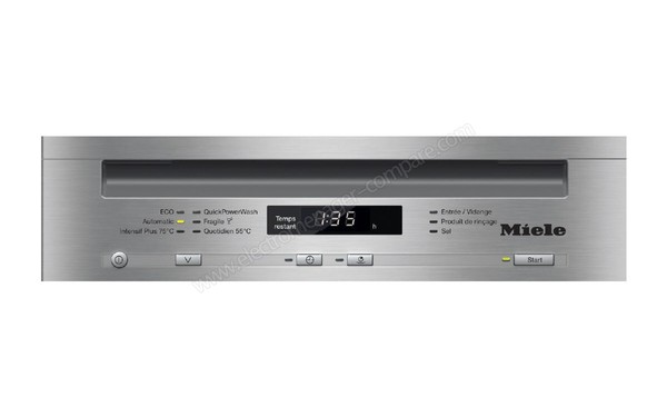 MIELE G 4722 SCi IN - Panneau de commandes