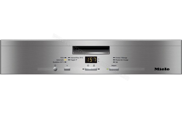 MIELE G 4920 Front Inox - Panneau de commandes