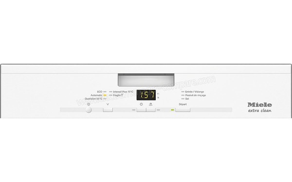 MIELE G 4922 EXTRA CLEAN - Panneau de commandes