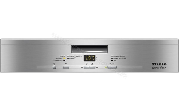 MIELE G 4922 SC Front Inox - Panneau de commandes