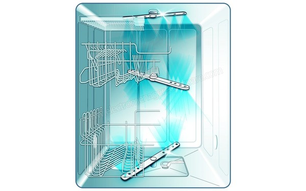 MIELE G 4942 SCi NR - Bras de lavage (cr&eacute;dit : Boulanger)