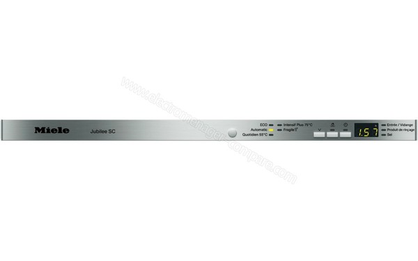 MIELE G 4991 SCVI - Panneau de commandes (cr&eacute;dit : Darty)