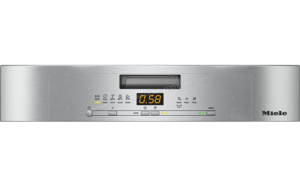 MIELE G 5000 SC Front Inox - Panneau de commandes
