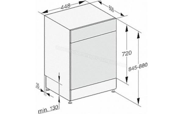 MIELE G 5640 SC SL - Dimensions