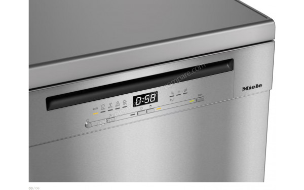 MIELE G 5811 SC Front Inox - Panneau de commandes