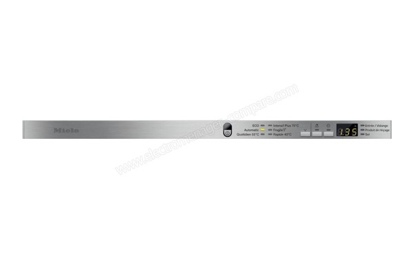 MIELE G 6260 SCVi - Panneau de commandes (cr&eacute;dit : Boulanger)