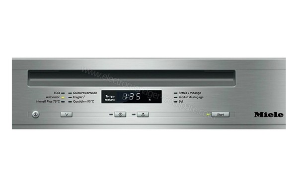 MIELE G 6630 SCi IN - Panneau de commandes