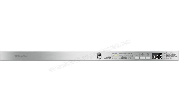 MIELE G 6660 SCVi - Panneau de commandes