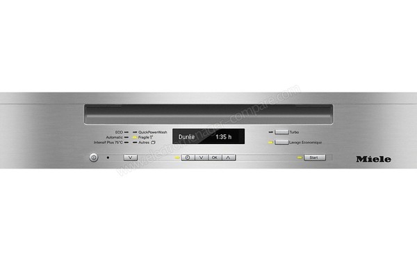 MIELE G 6730 SC Inox Import EU - Panneau de commandes