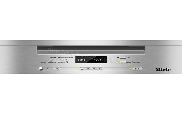 MIELE G 6730 SC Inox - Panneau de commandes