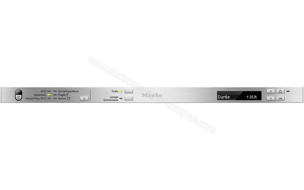 MIELE G 6775 SCVi XXL - Panneau de commandes