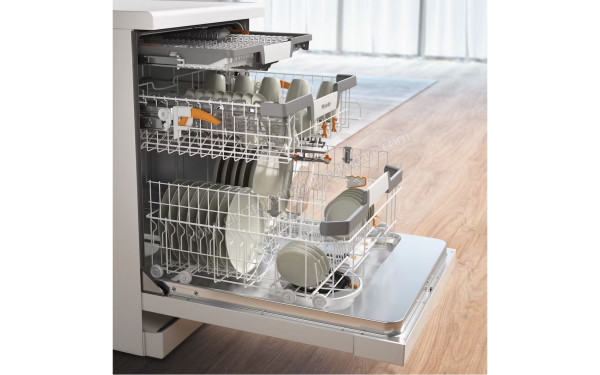 MIELE G 7040 SC AutoDos Blanc - Vue des paniers