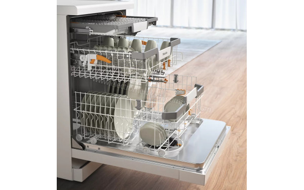 MIELE G 7042 SC AutoDos Blanc - Vue des paniers