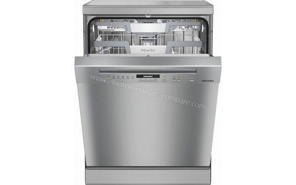 MIELE G 7100 SC Front Inox - Vue de face porte ouverte