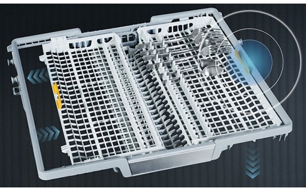 MIELE G 7100 SC Blanc - Vue du tiroir sup&eacute;rieur