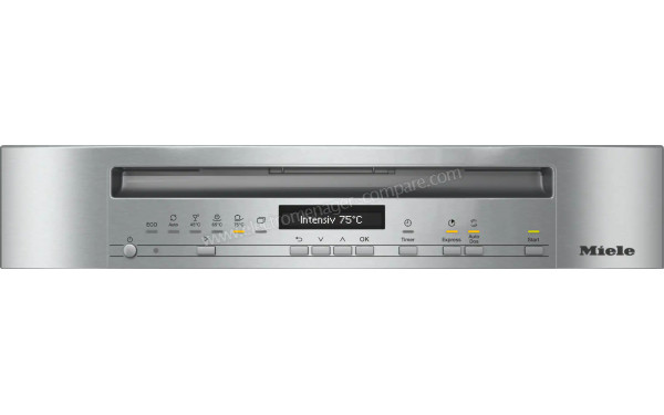 MIELE G 7110 SCi AutoDos Inox - Panneau de commandes