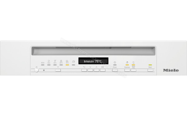 MIELE G 7110 SCi AutoDos Blanc - Panneau de commandes