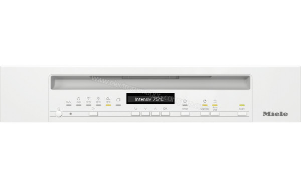 MIELE G 7110 SC AutoDos Blanc - Panneau de commandes