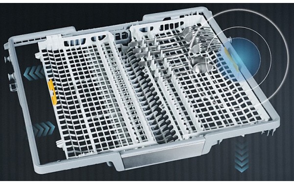 MIELE G 7155 SCVi XXL - Vue du tiroir sup&eacute;rieur