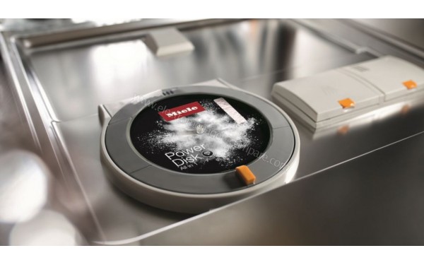 MIELE G 7310 SCi BB AutoDos - Vue du bac &agrave; produit (cr&eacute;dit : Boulanger)