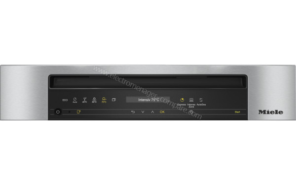 MIELE G 7410 SCU AutoDos Inox - Panneau de commandes
