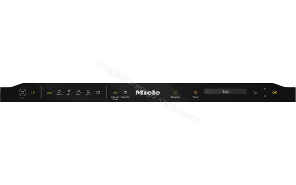 MIELE G 7478 SCVi XXL AutoDos Excell - Panneau de commandes