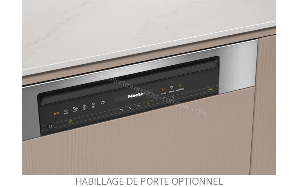 MIELE G 7600 SCi AutoDos Inox - Panneau de commandes