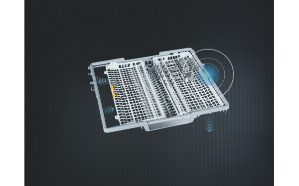 MIELE G 7610 SCi AutoDos Noir - Vue du tiroir sup&eacute;rieur