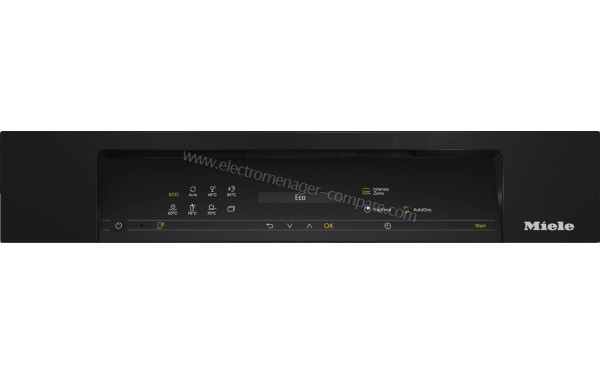 MIELE G 7610 SCi AutoDos Noir - Panneau de commandes