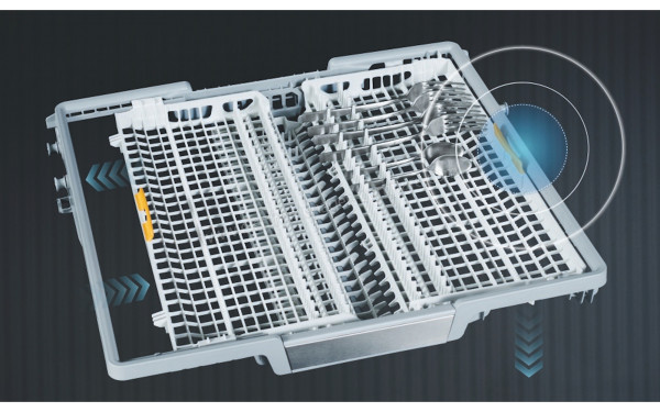 MIELE G 7965 SCVi K2o XXL AutoDos - Vue du tiroir sup&eacute;rieur