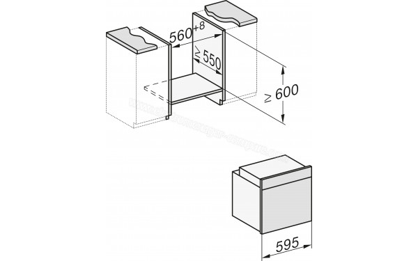 MIELE H 2861 BP BB - Dimensions