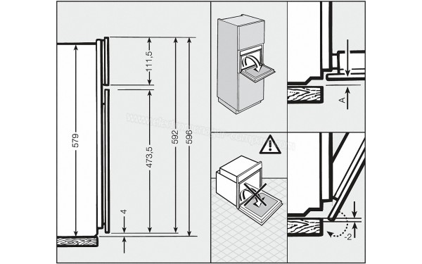 MIELE H 6860 BPX GR - Sch&eacute;ma technique