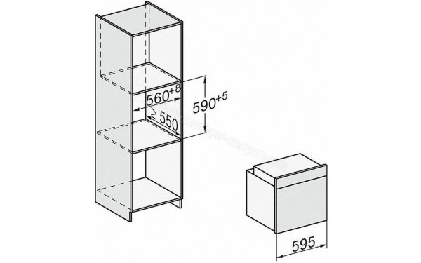 MIELE H 7264 BP BB - Sch&eacute;ma technique