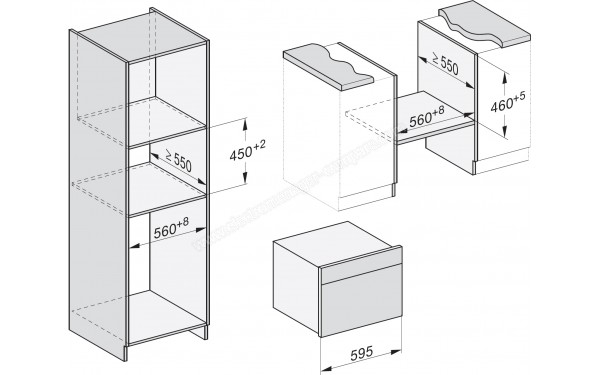MIELE H 7440 BM BB - Panneau de commandes encastrement dans un meuble haut ou bas
