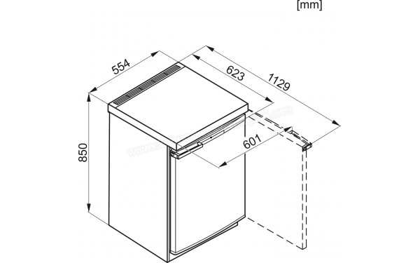 MIELE K 12012 S-3 - Dimensions
