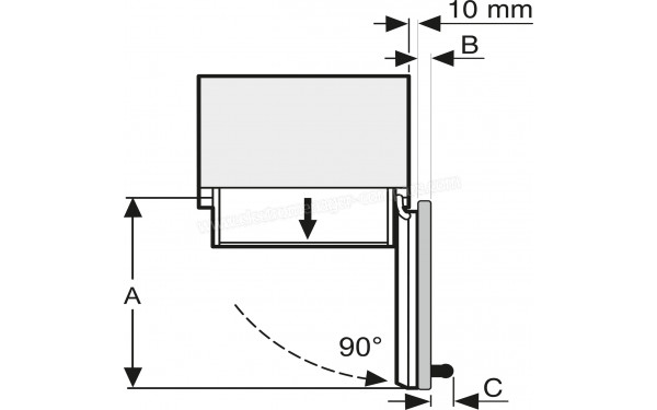 MIELE K 2802 Vi - Dimensions