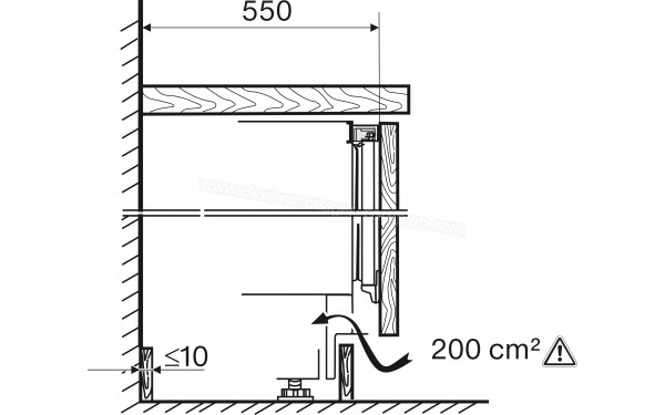 MIELE K 31222 Ui-1 - Dimensions